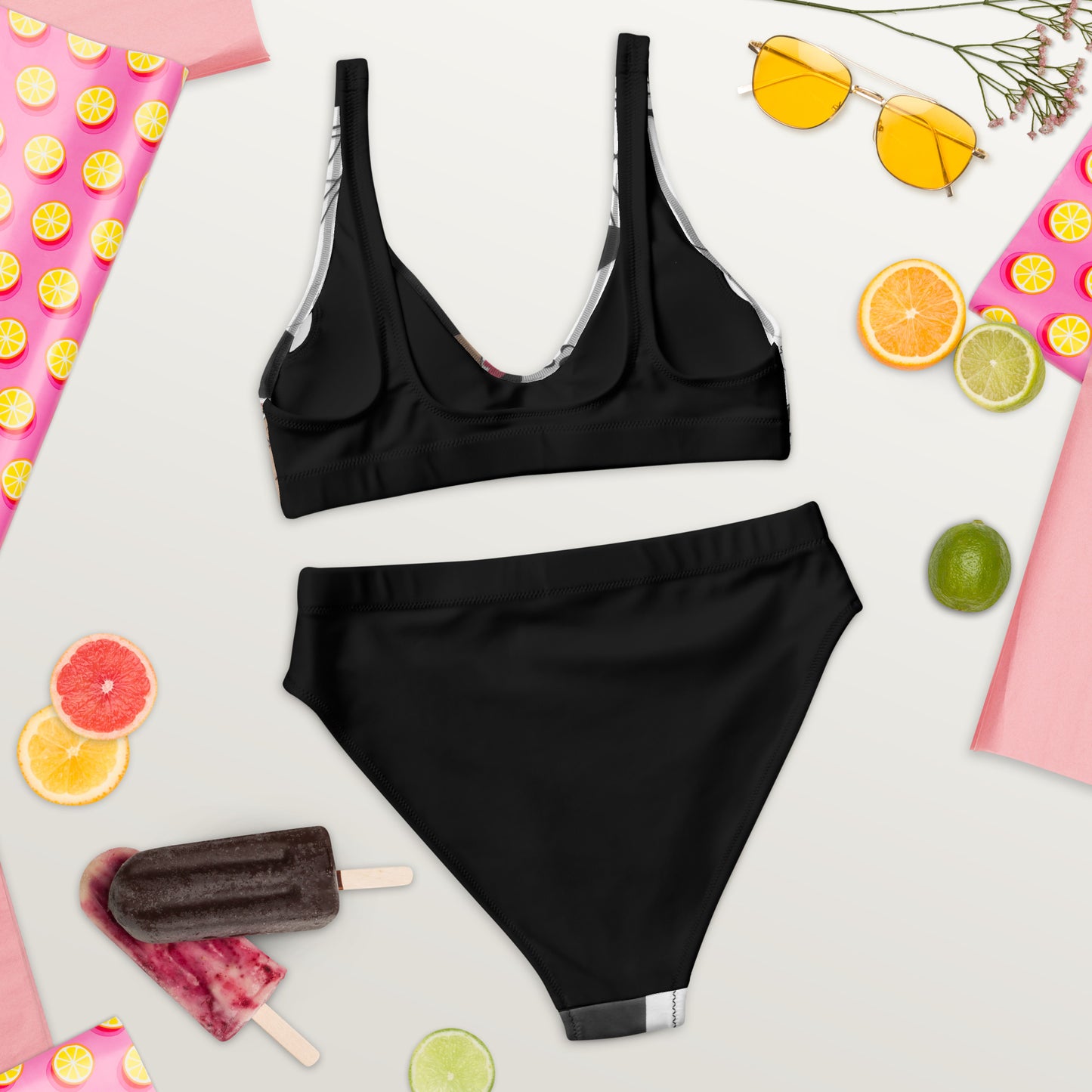 Swimwear Recycled high-waisted bikini