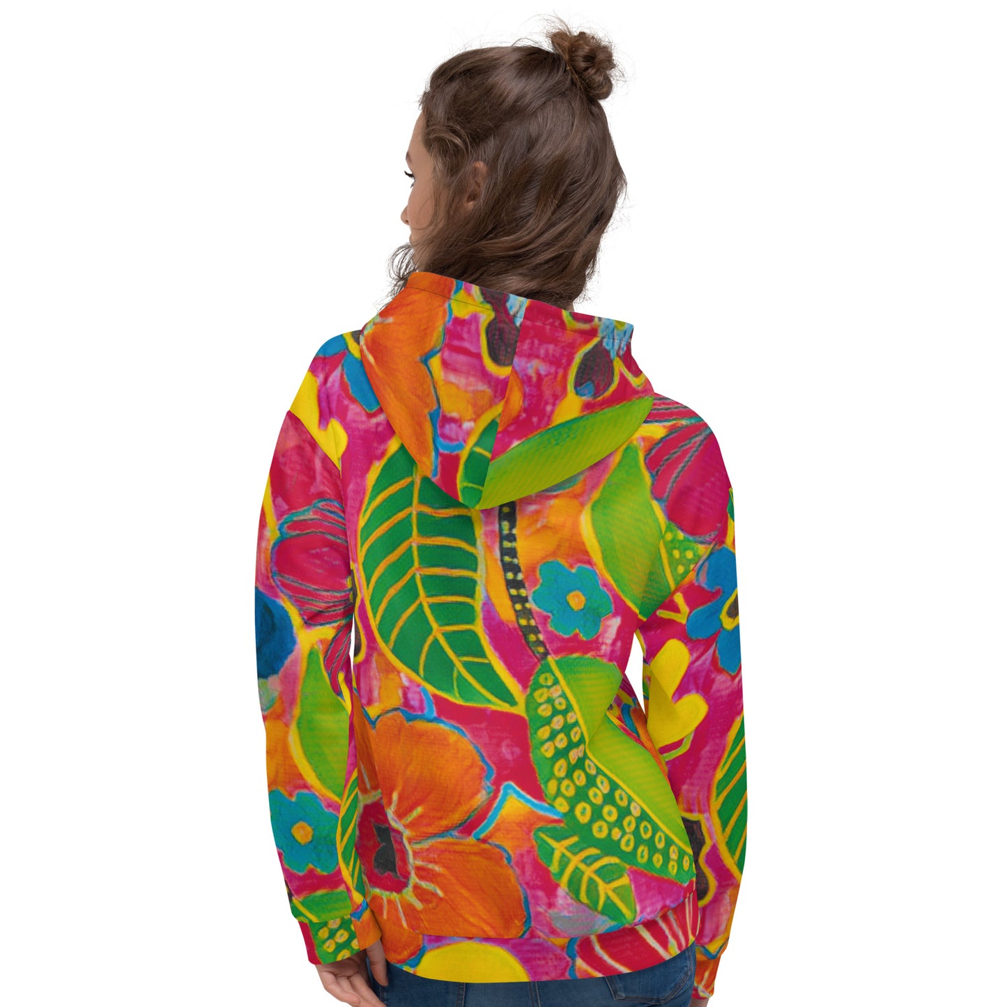 Fitness Hoodie< fantasy Flowers