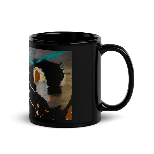 House accents Black Glossy Mug