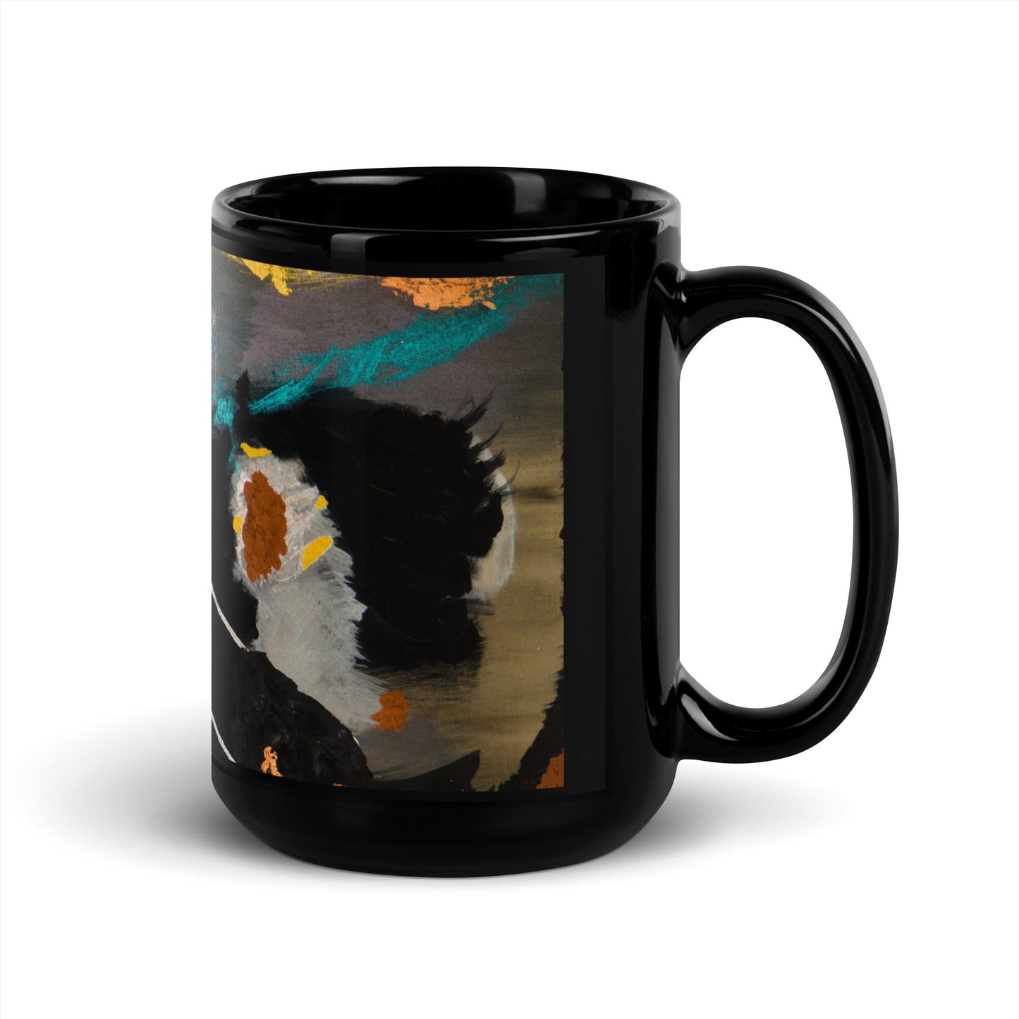 House accents Black Glossy Mug