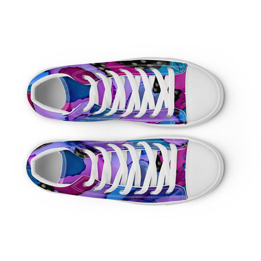 Women’s high top canvas shoes