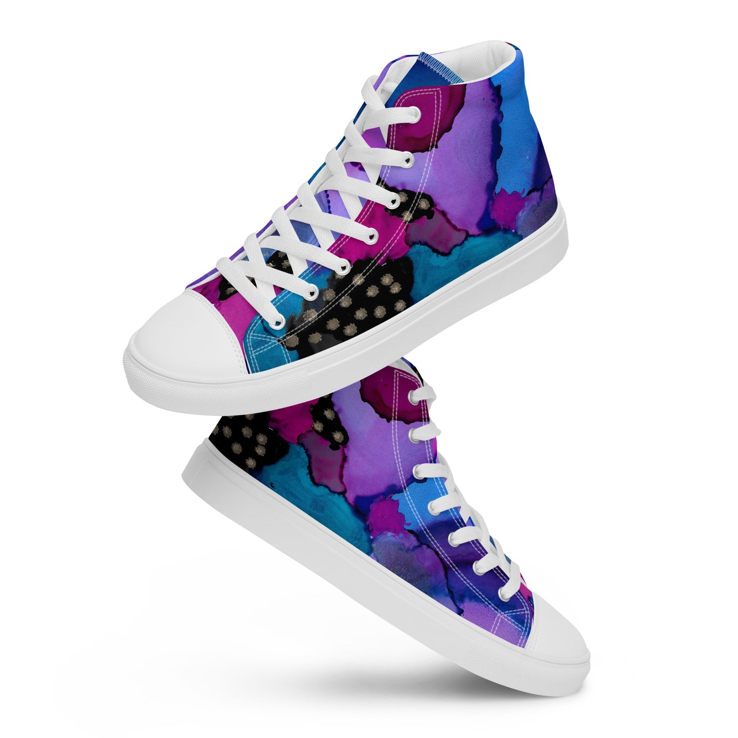 Women’s high top canvas shoes