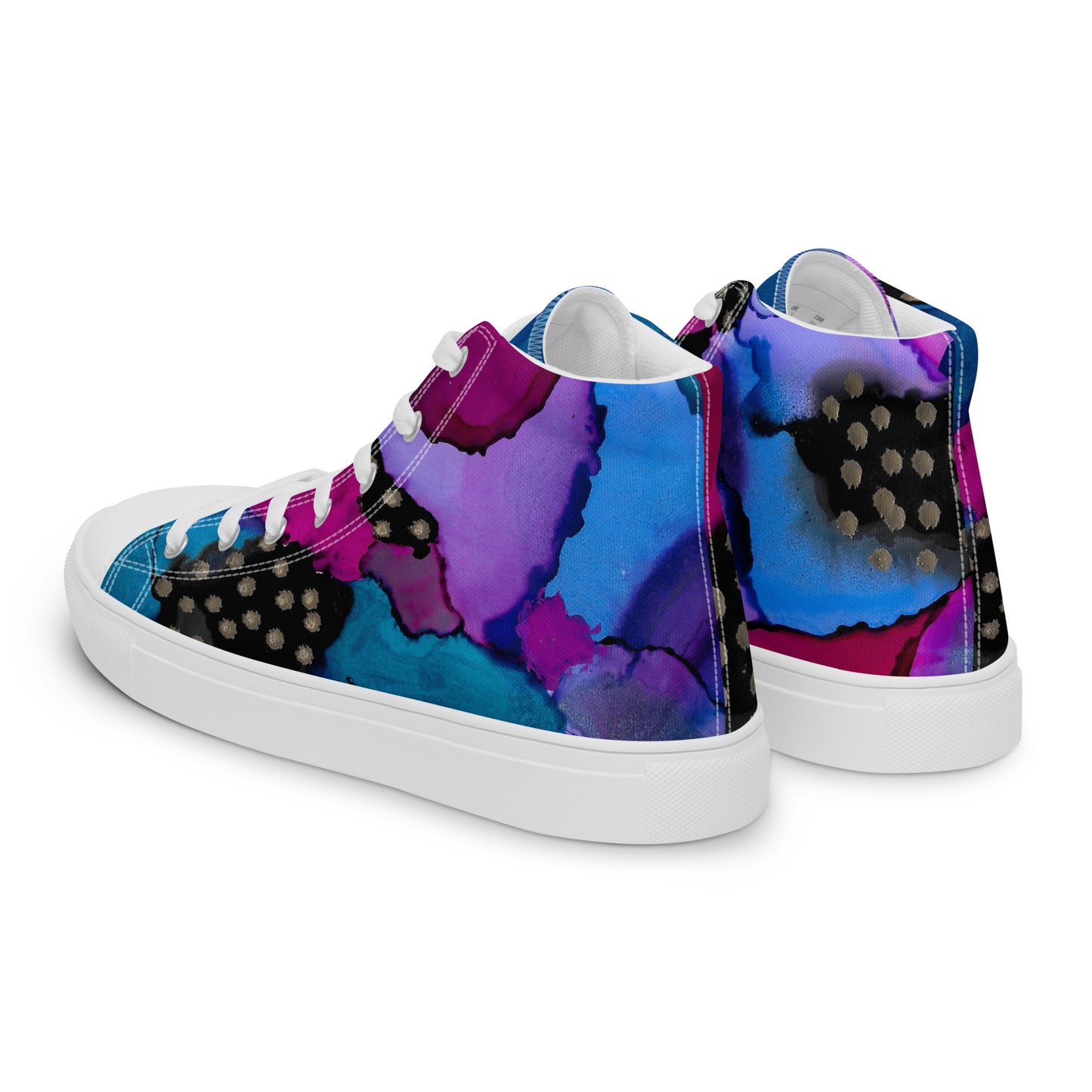 Women’s high top canvas shoes