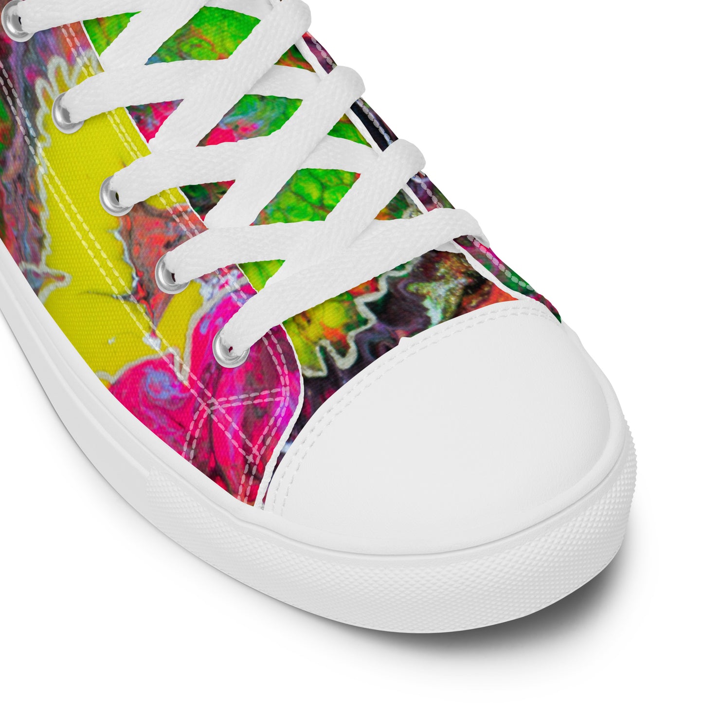 Women’s high top canvas shoes