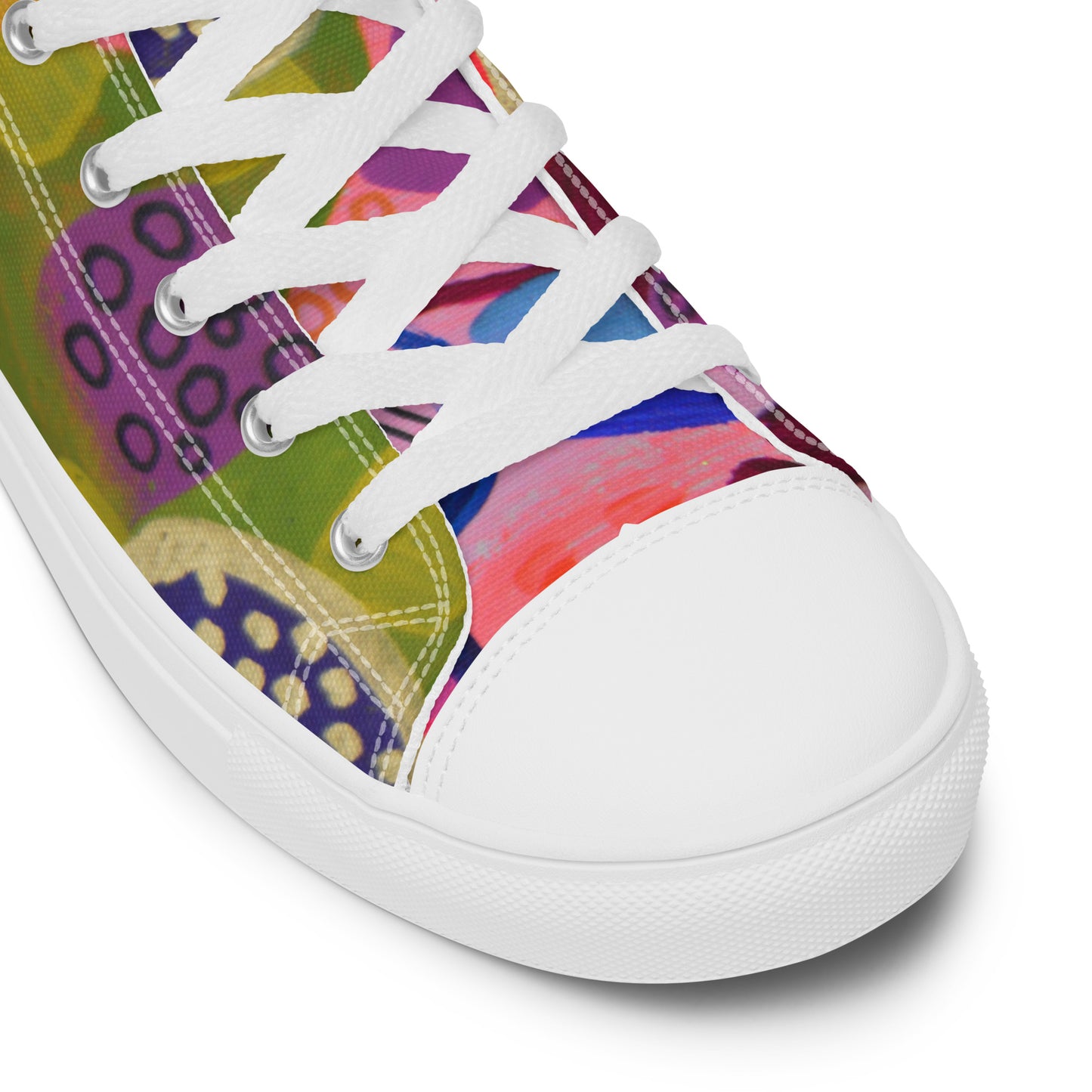 Womens Abstract Art Sneakers