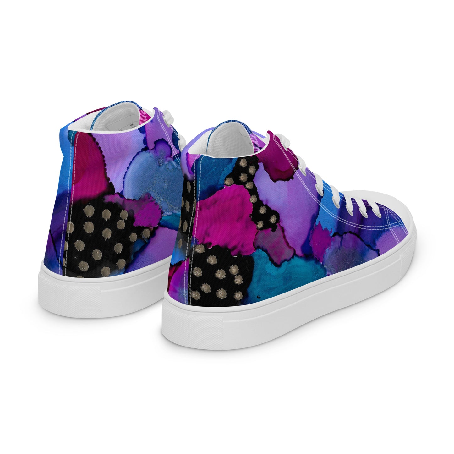 Women’s high top canvas shoes